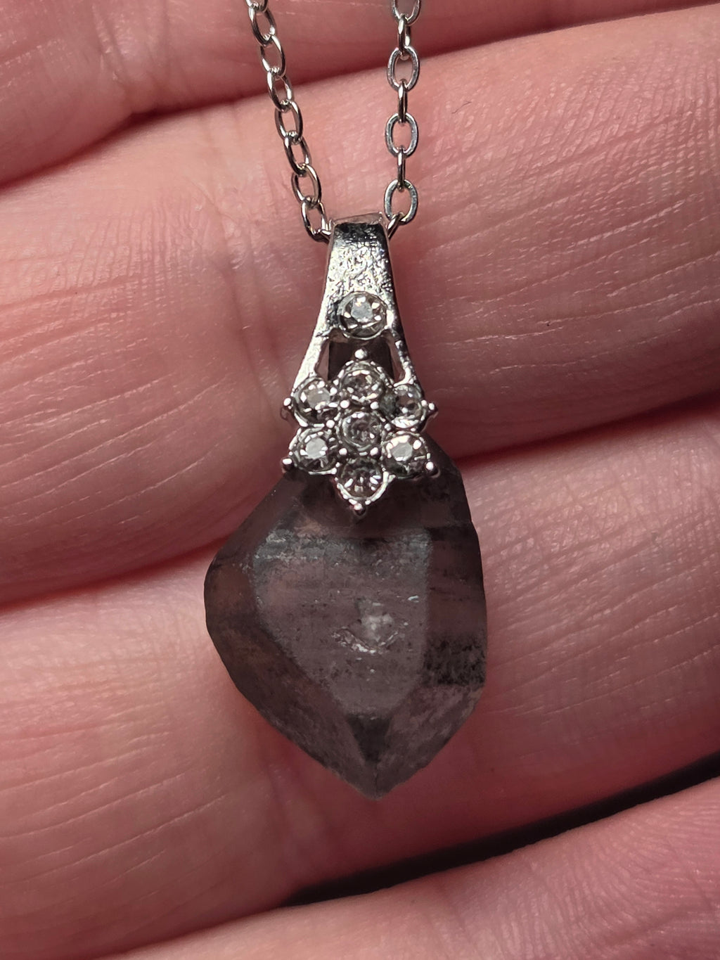 Hekamiah diamond handmade necklace