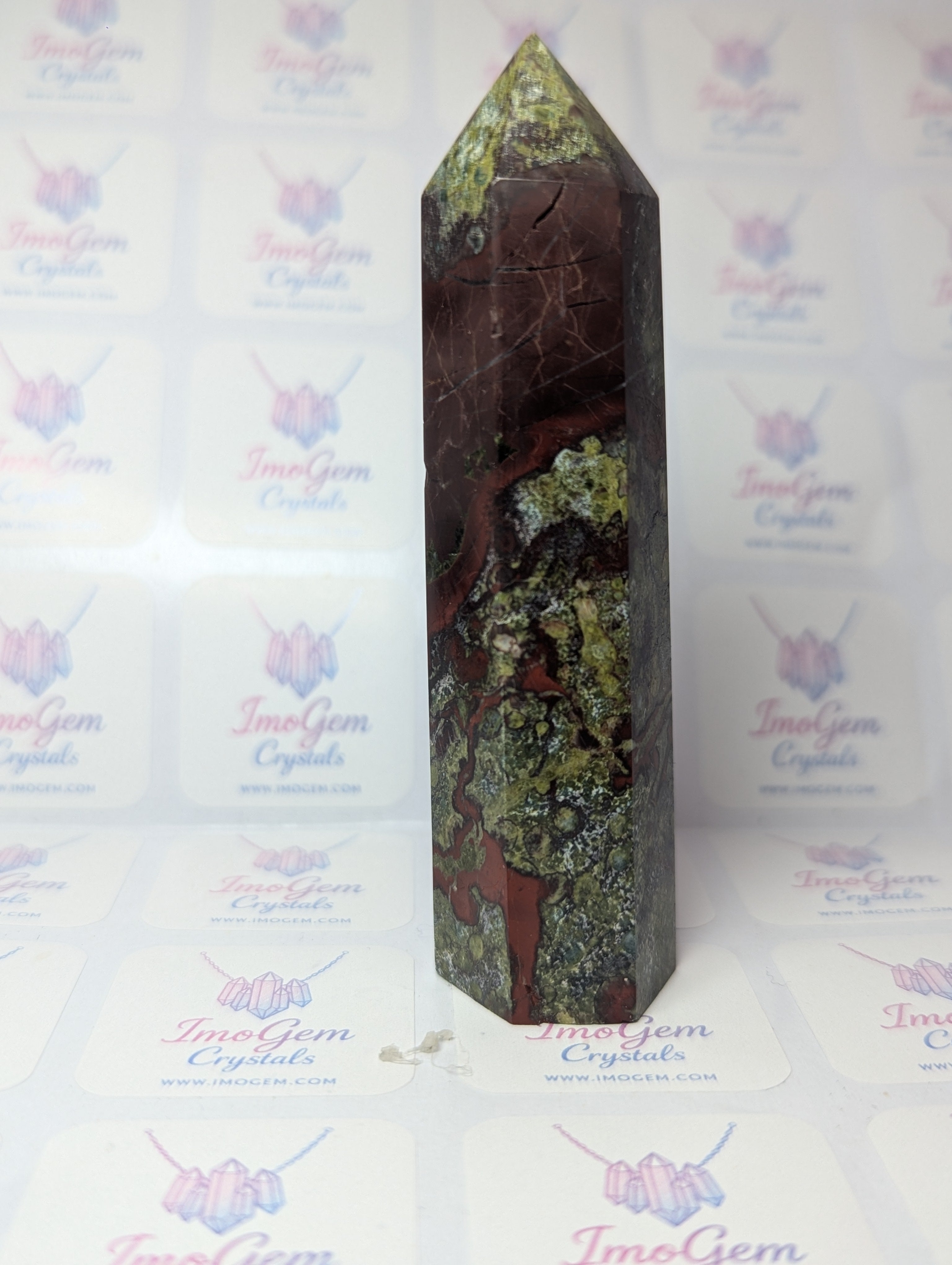 Dragon blood stone crystal tower