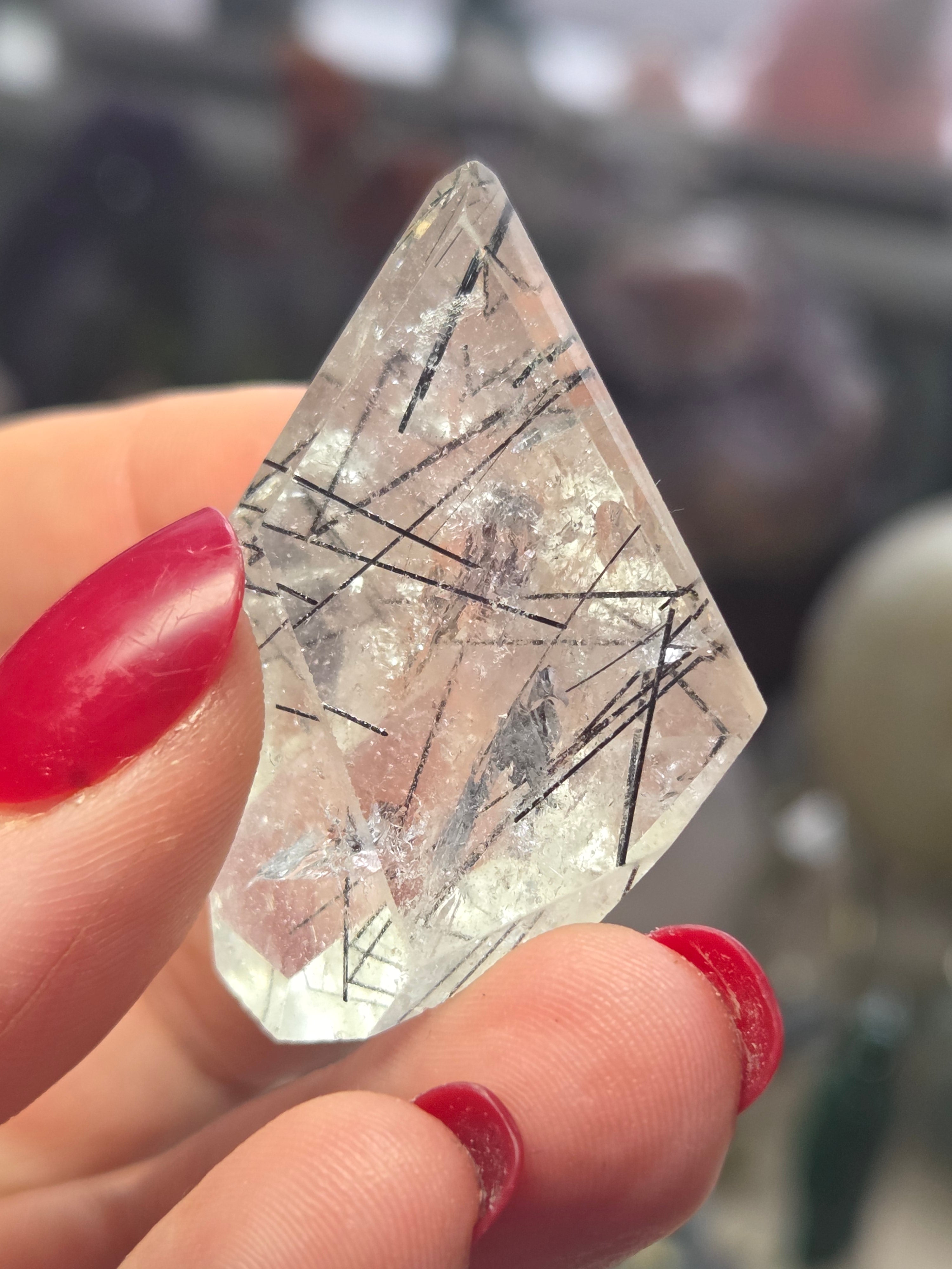 Black Tourmaline crystal freeform