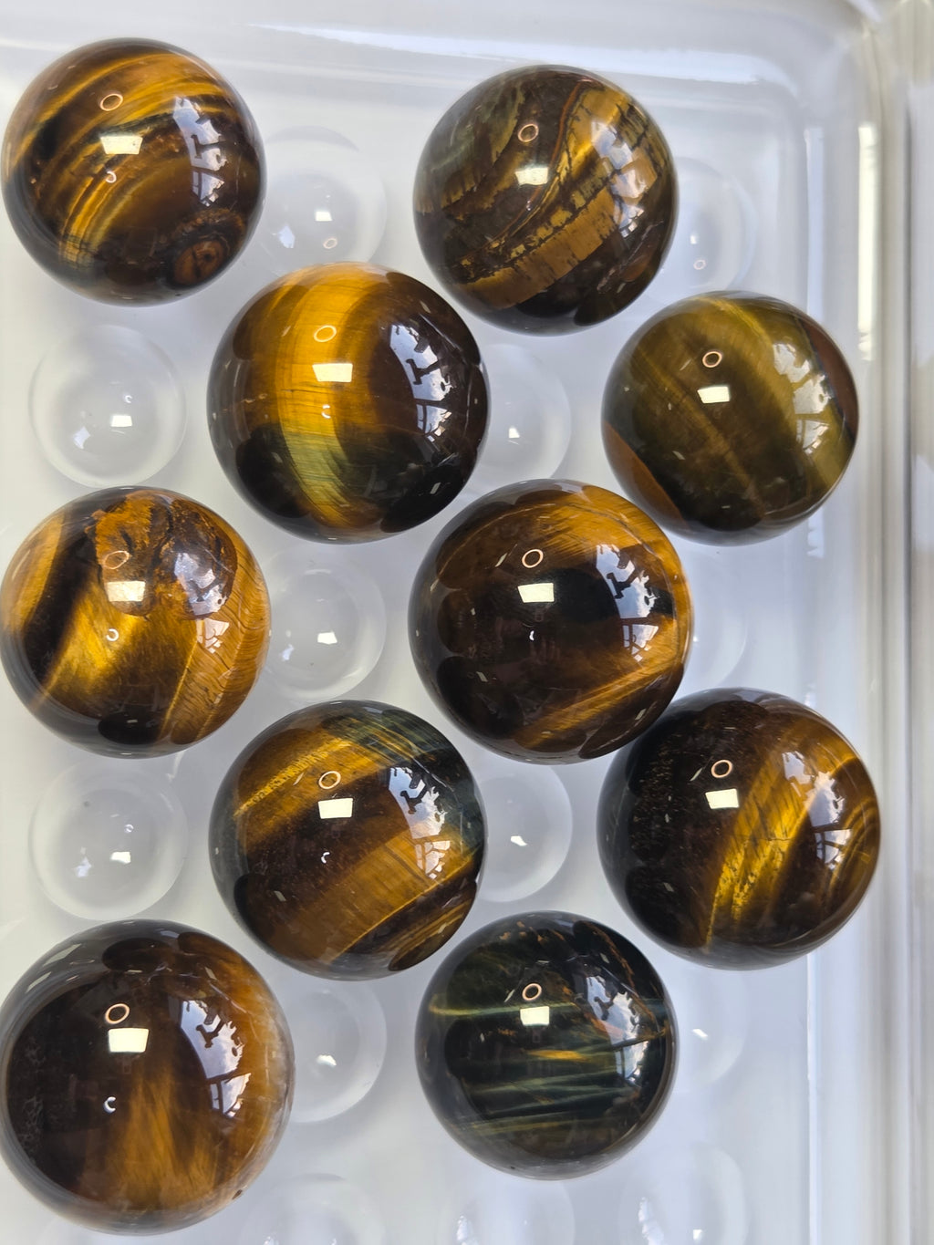 Tiger’s Eye crystal sphere 3/4 cm