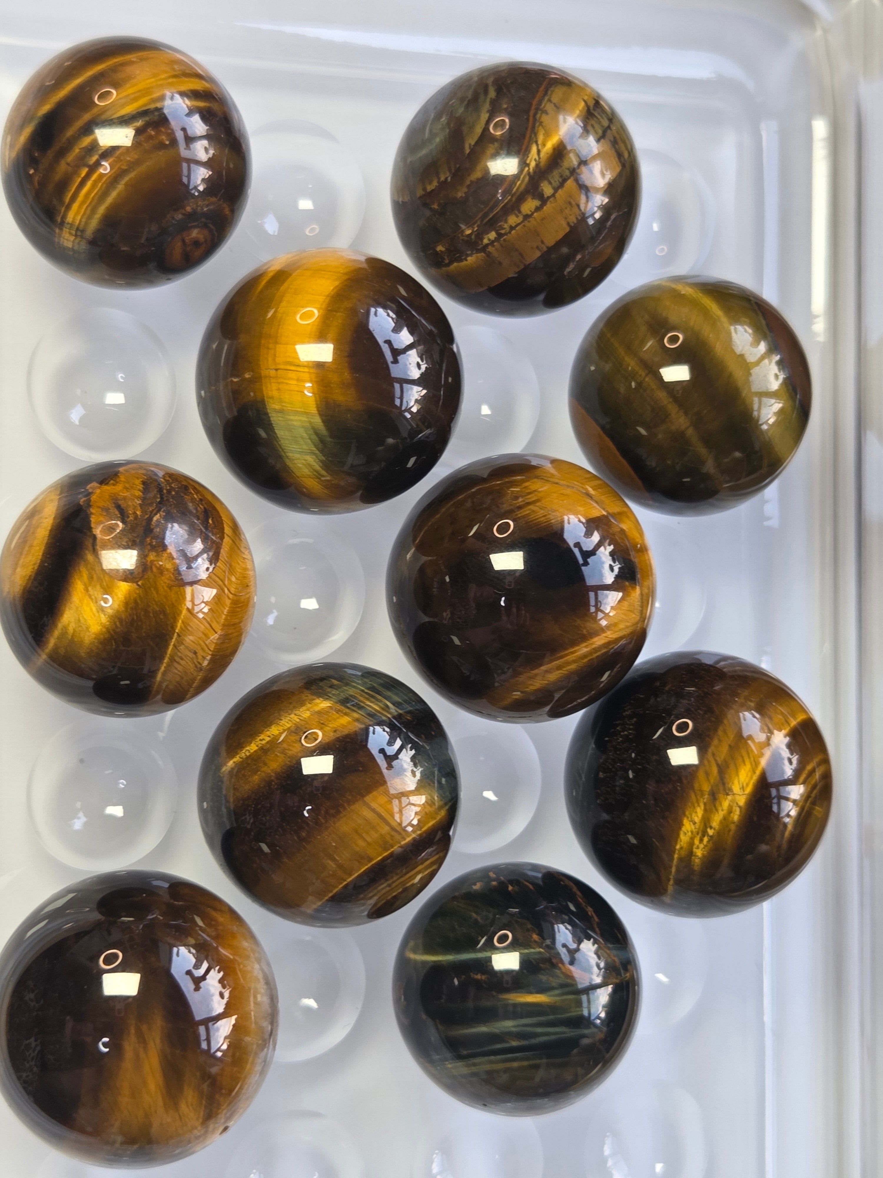 Tiger’s Eye crystal sphere 3/4 cm