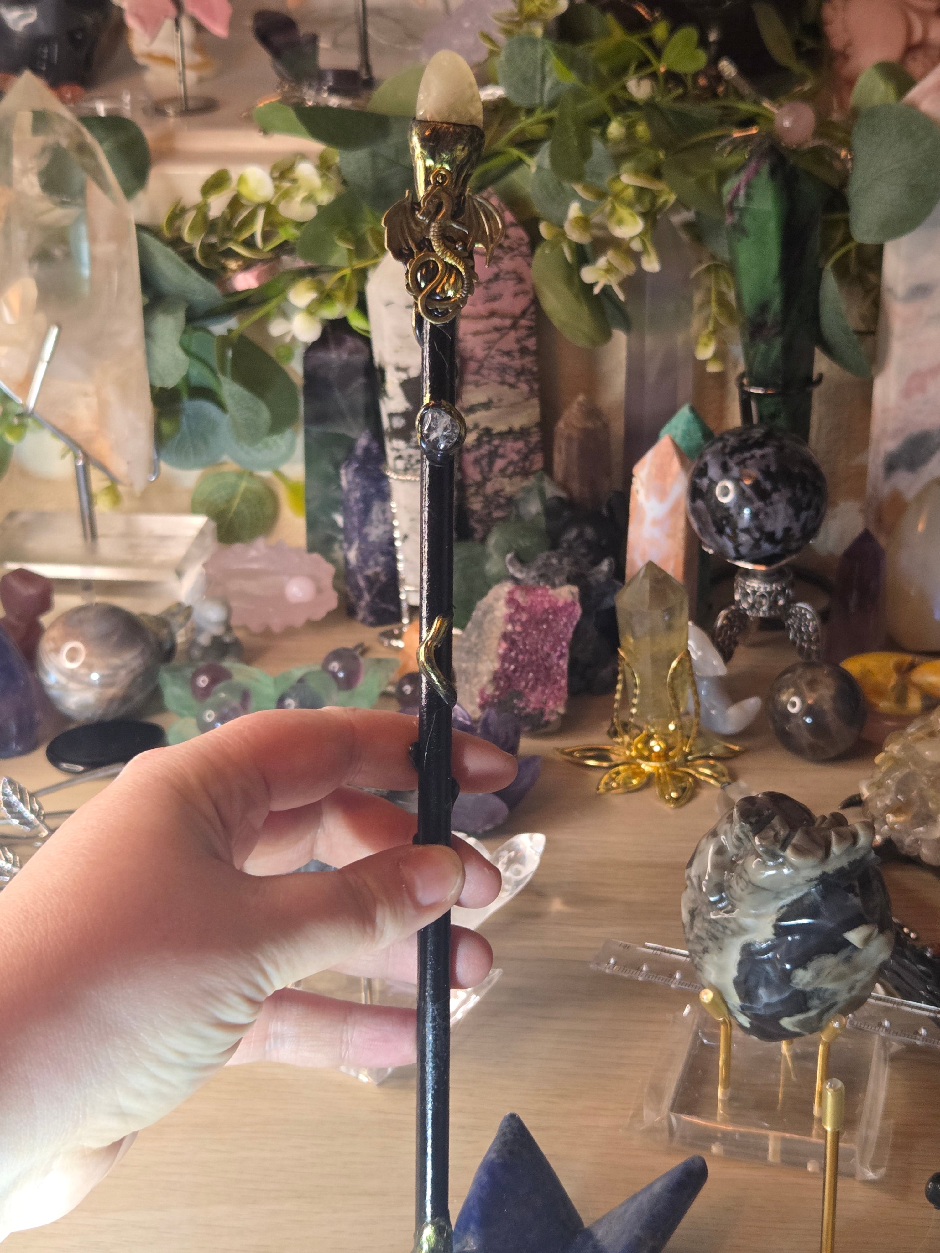 Crystal wand