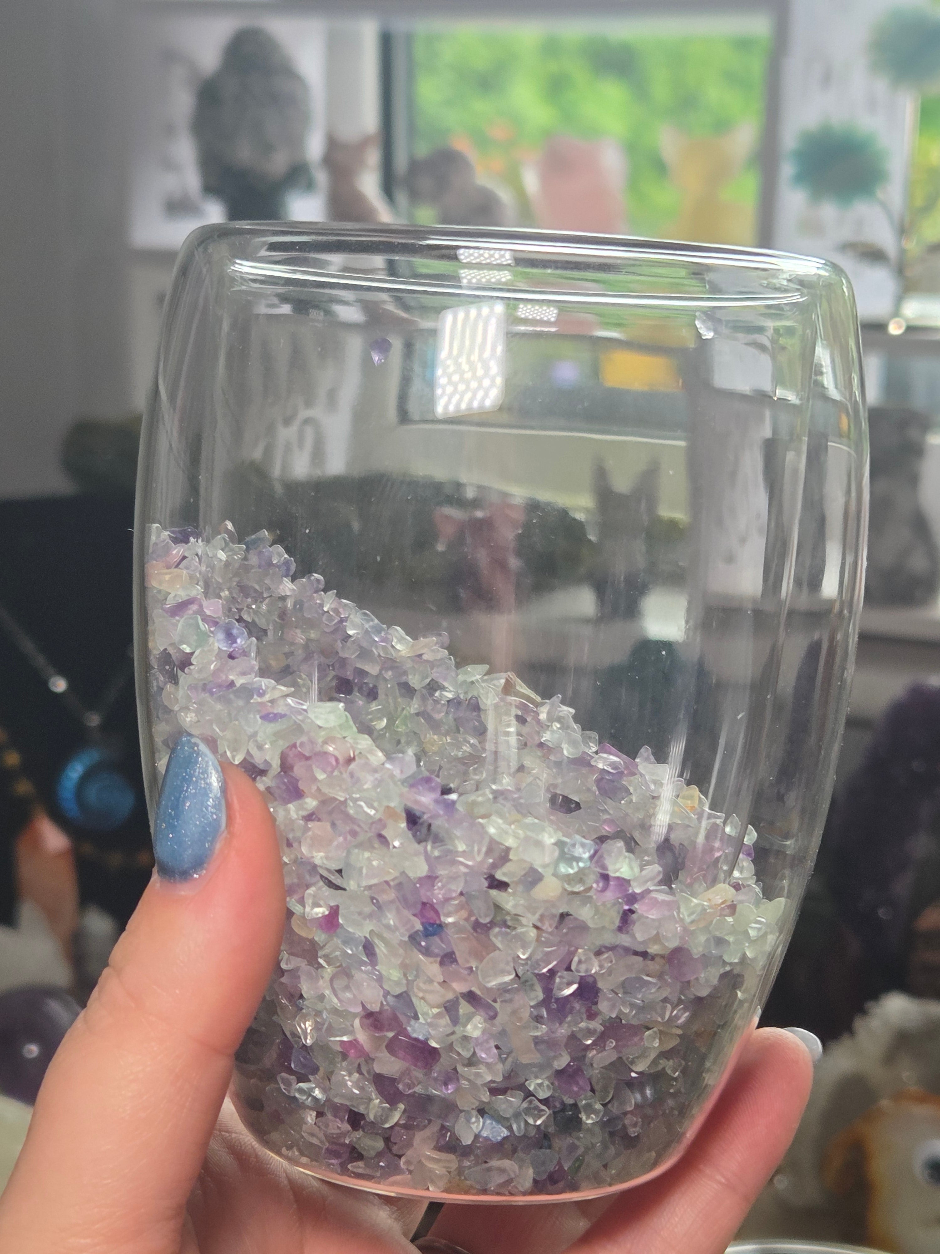 Crystal chip glasses