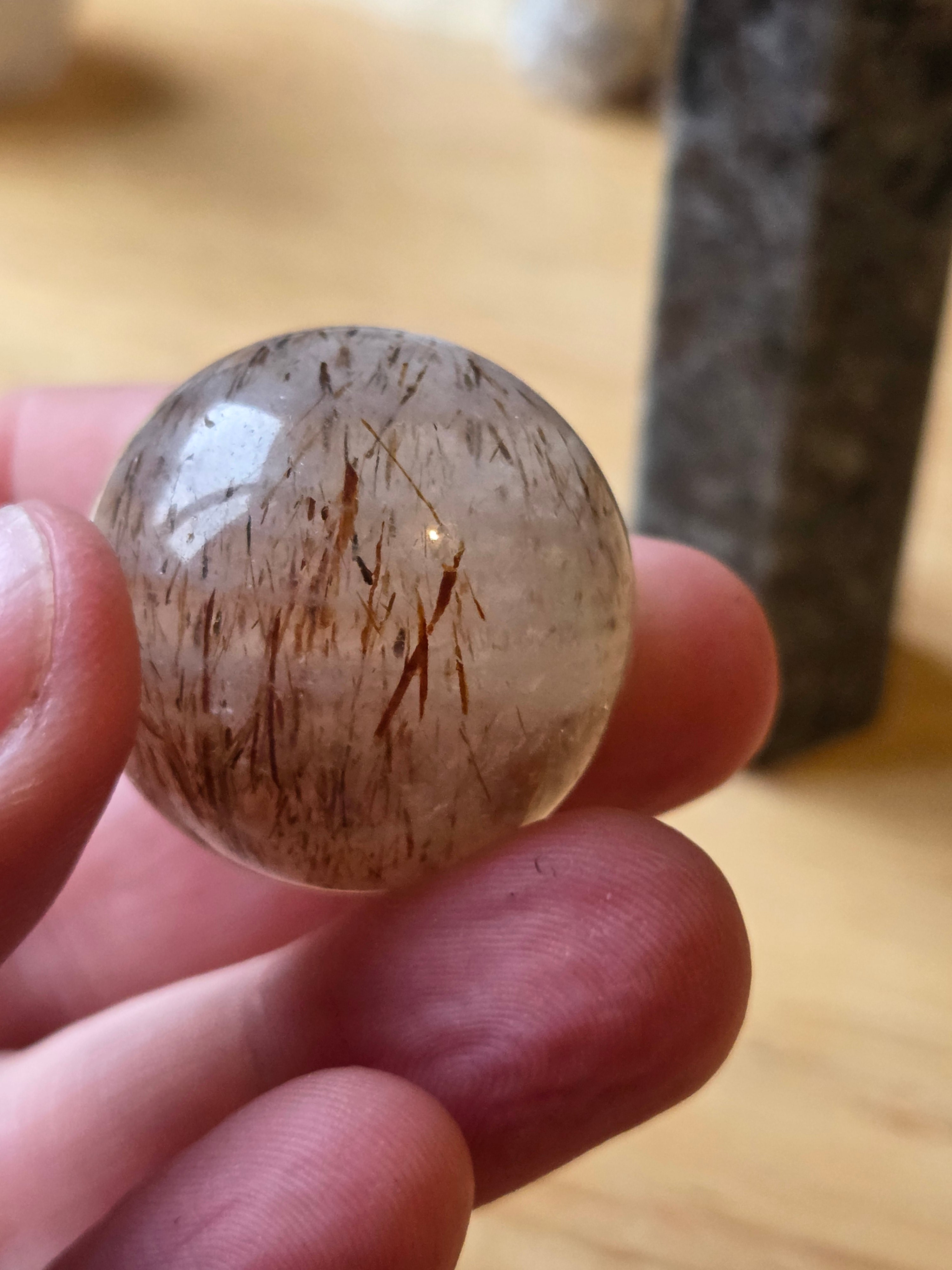 New Copper Rutile crystal sphere
