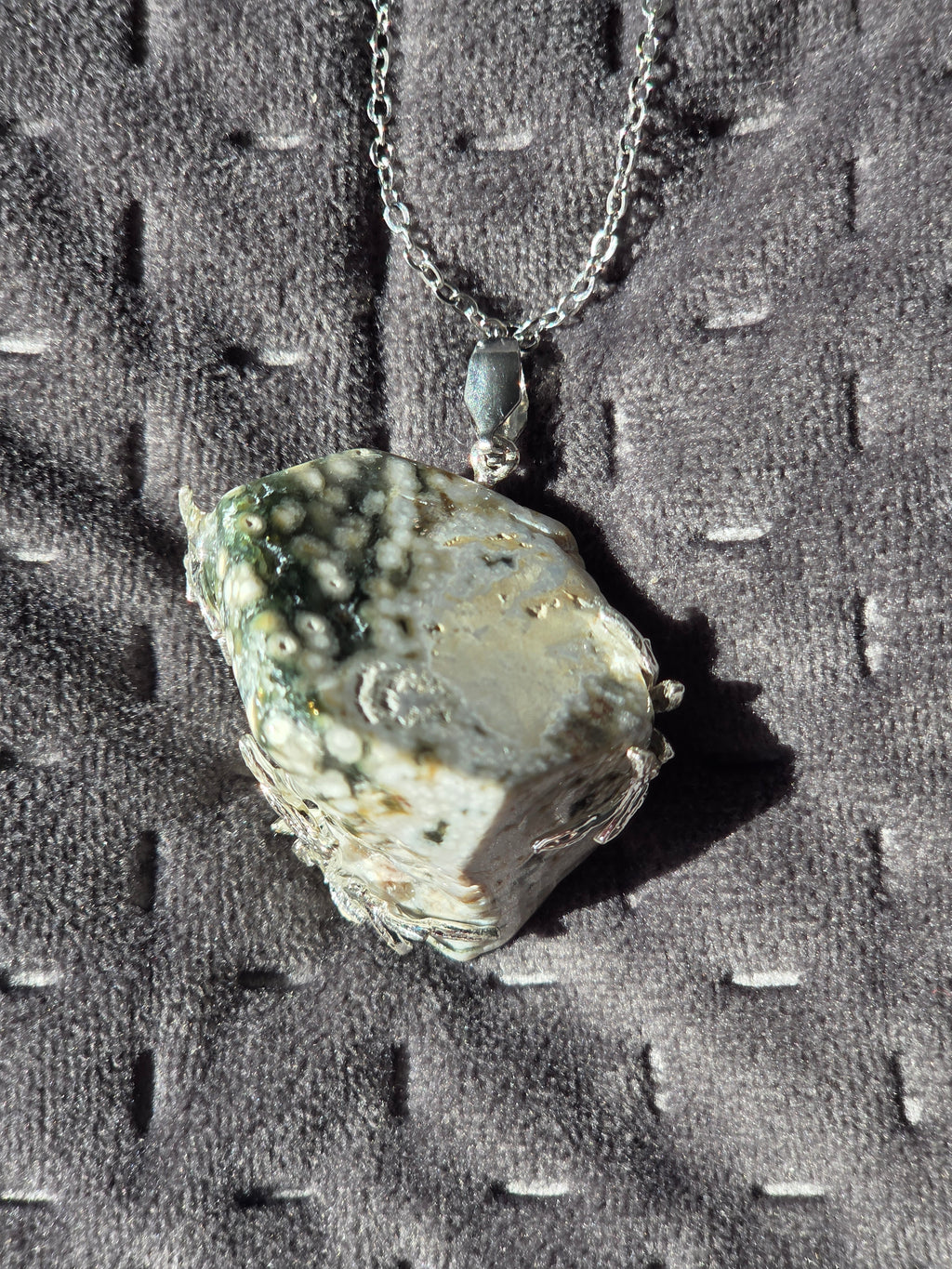 Ocean Jasper crystal necklace